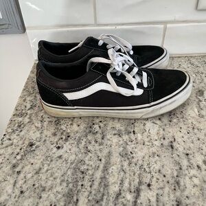 Vans Black and White Sneakers